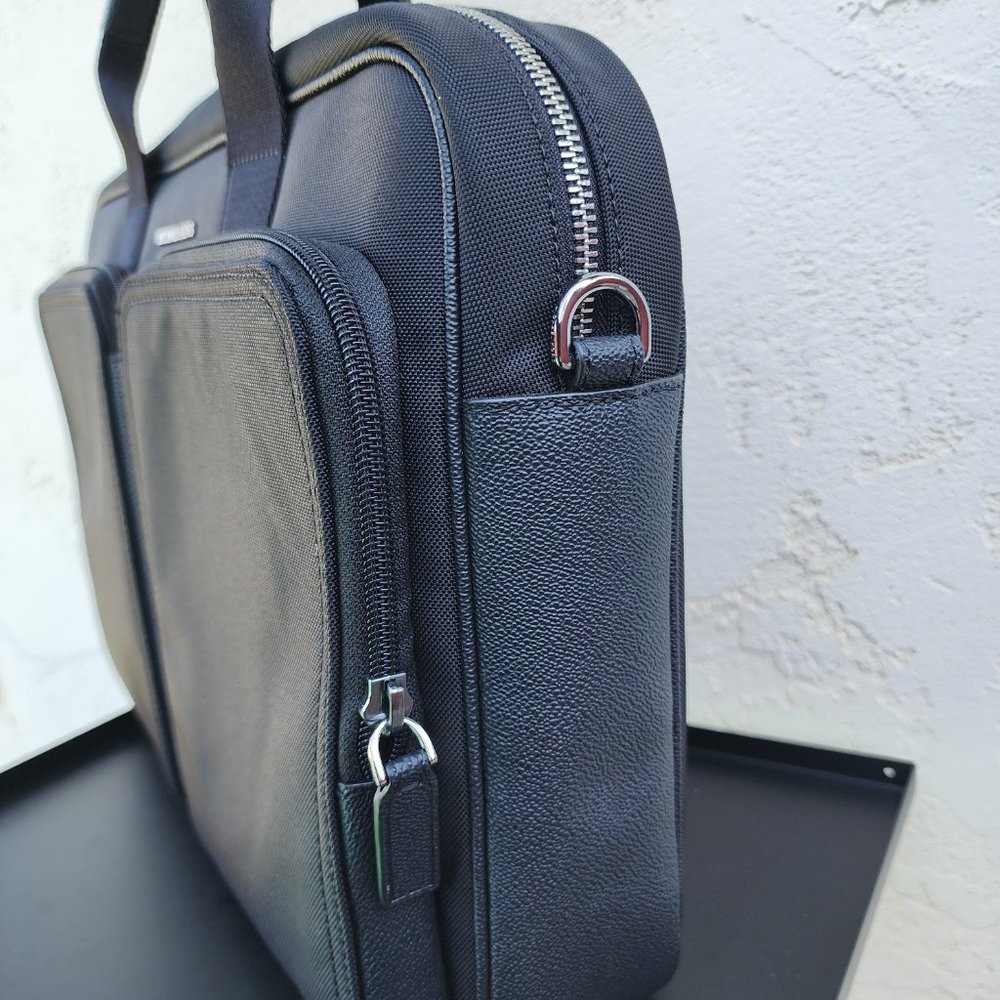 Michael Kors Utility Briefcase Black - Picture 3 of 6